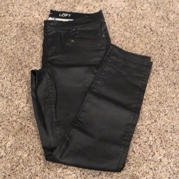 LOFT Jeans Nwot Loft Coated Skinny Jeans Poshmark